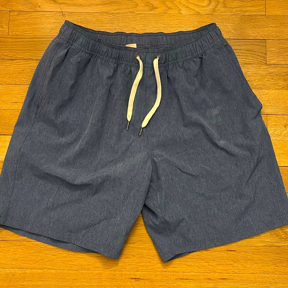 Like NEW worn twice men’s denim blue size L One Short by Fair Harbor